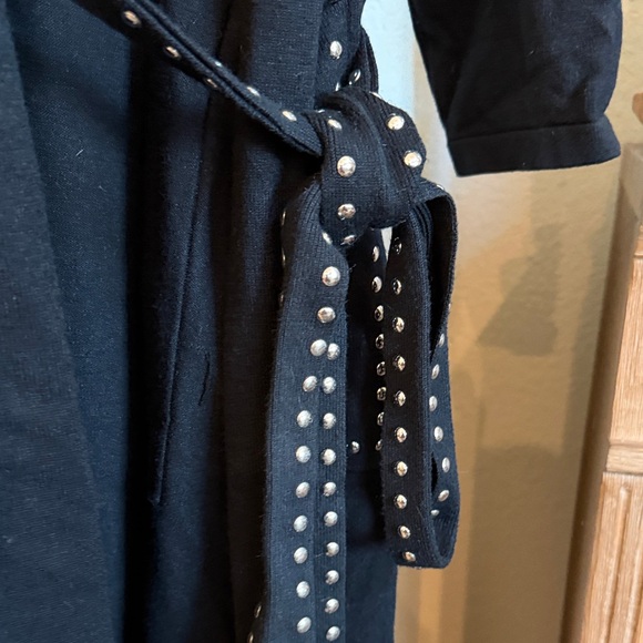 INC International Concepts Black Stud-Trim Women's Long Cardigan/Duster 2X - Picture 5 of 8